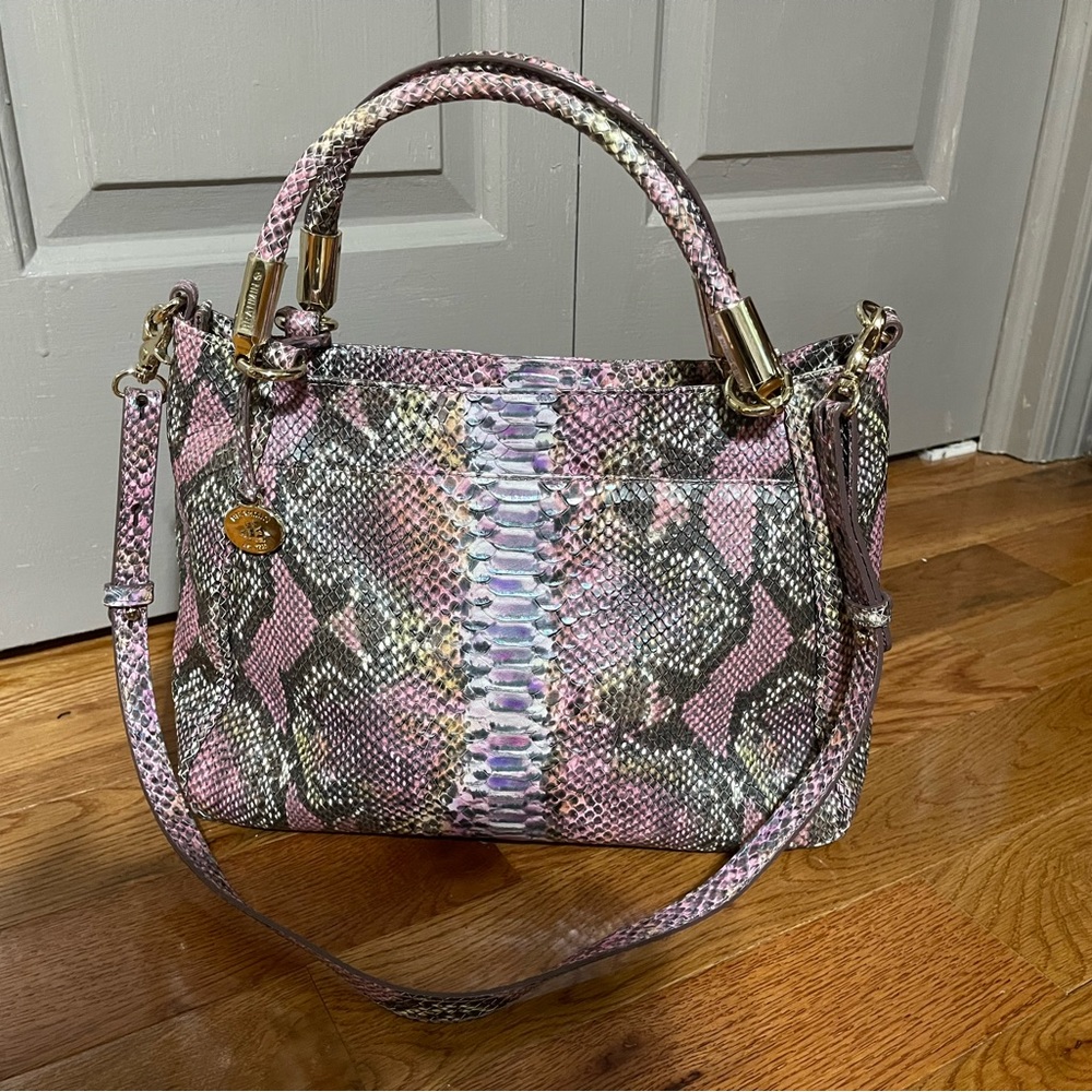 Brahmin Ruby Berry Opal Seville Genuine Leather Purse